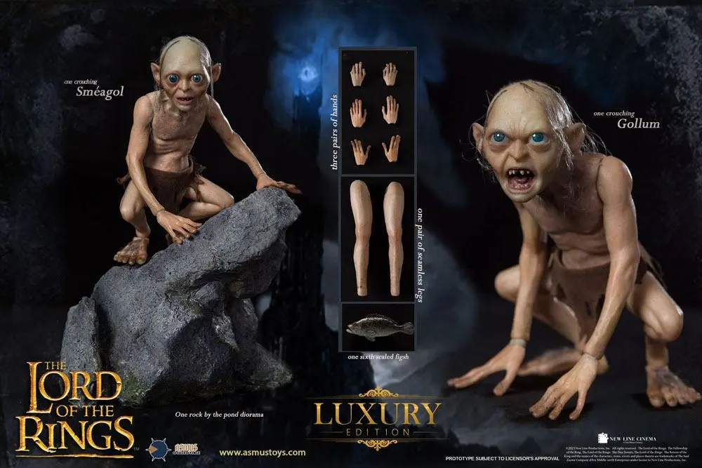 Lord of the Rings Action Figure 1/6 Gollum (Luxury Edition) 19 cm product photo