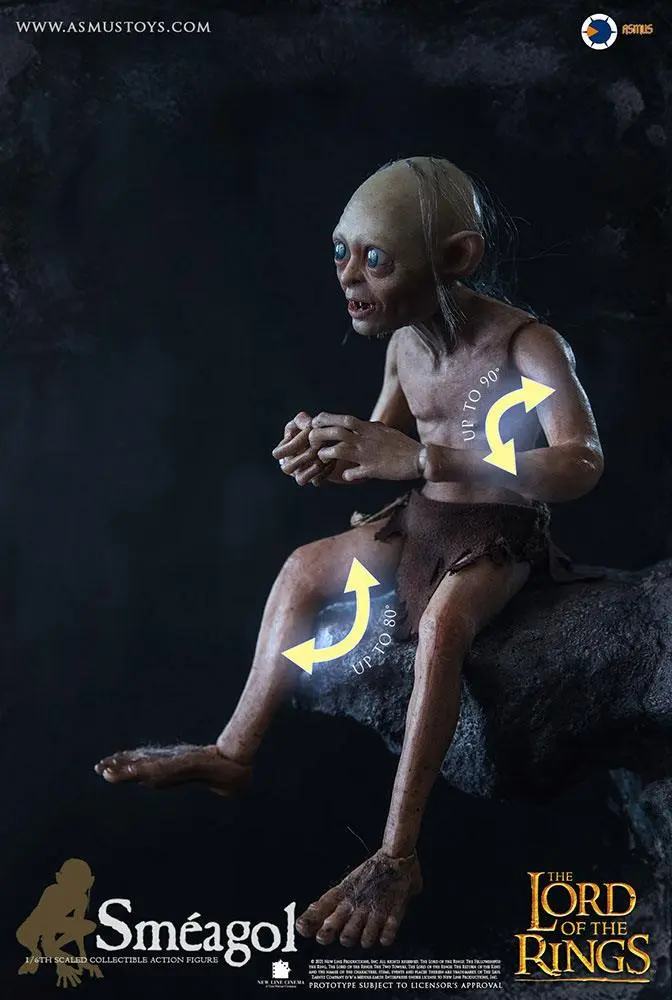 Lord of the Rings Action Figure 1/6 Gollum (Luxury Edition) 19 cm product photo