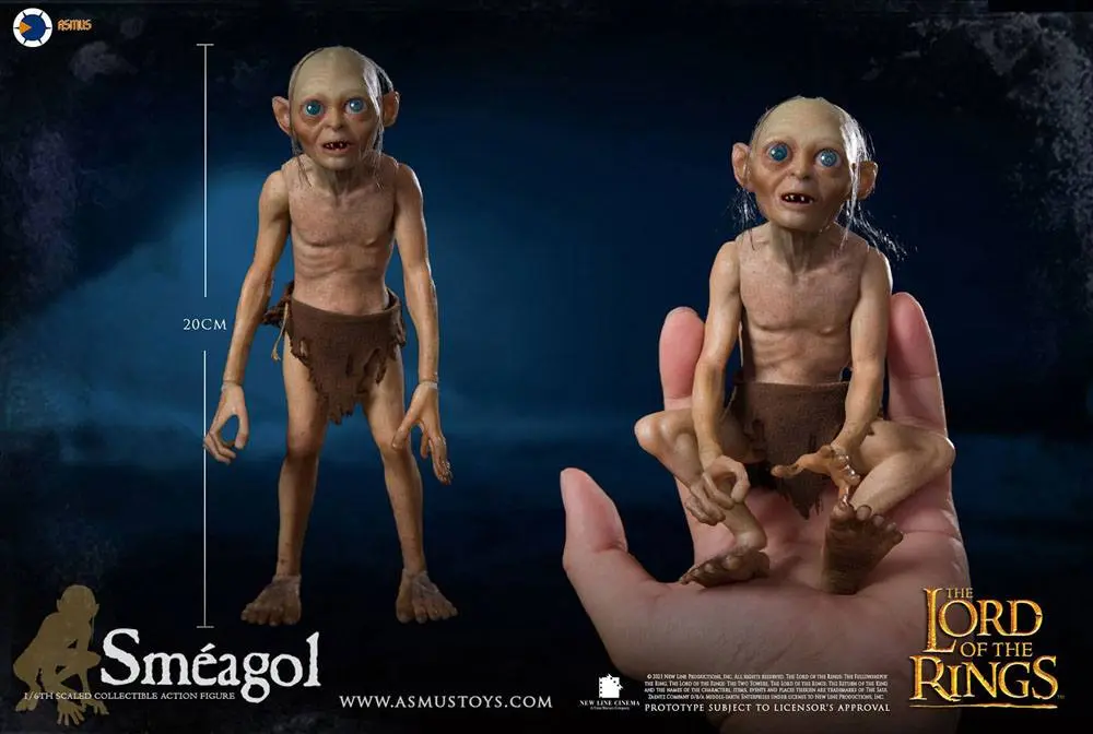 Lord of the Rings Action Figure 1/6 Gollum (Luxury Edition) 19 cm product photo