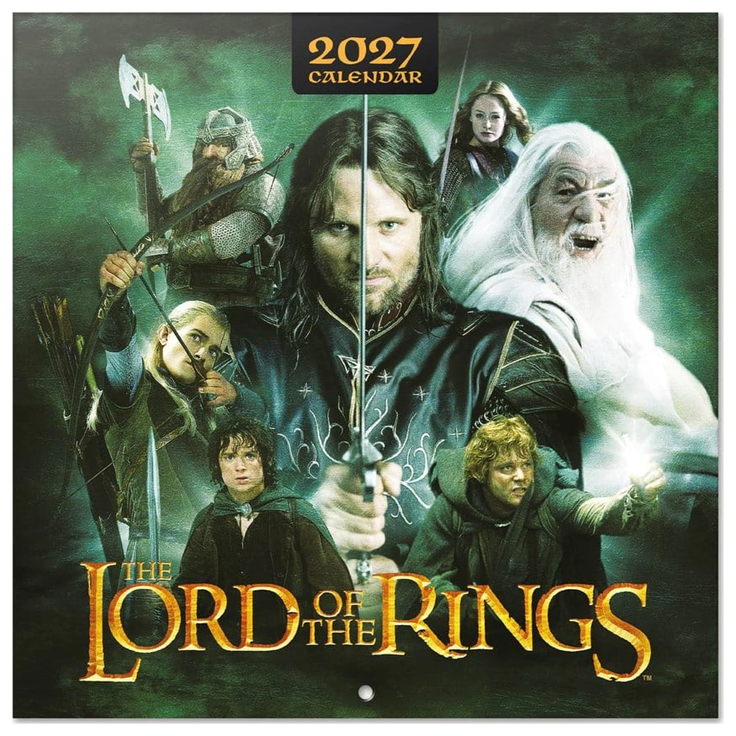 The Lord of the Rings Wall Calendar 2027 30 x 30 cm product photo