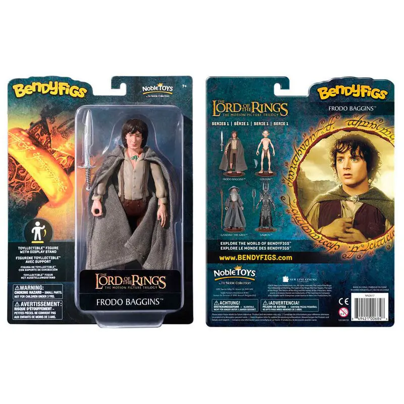 Lord of the Rings Bendyfigs Bendable Figure Frodo Baggins 19 cm product photo