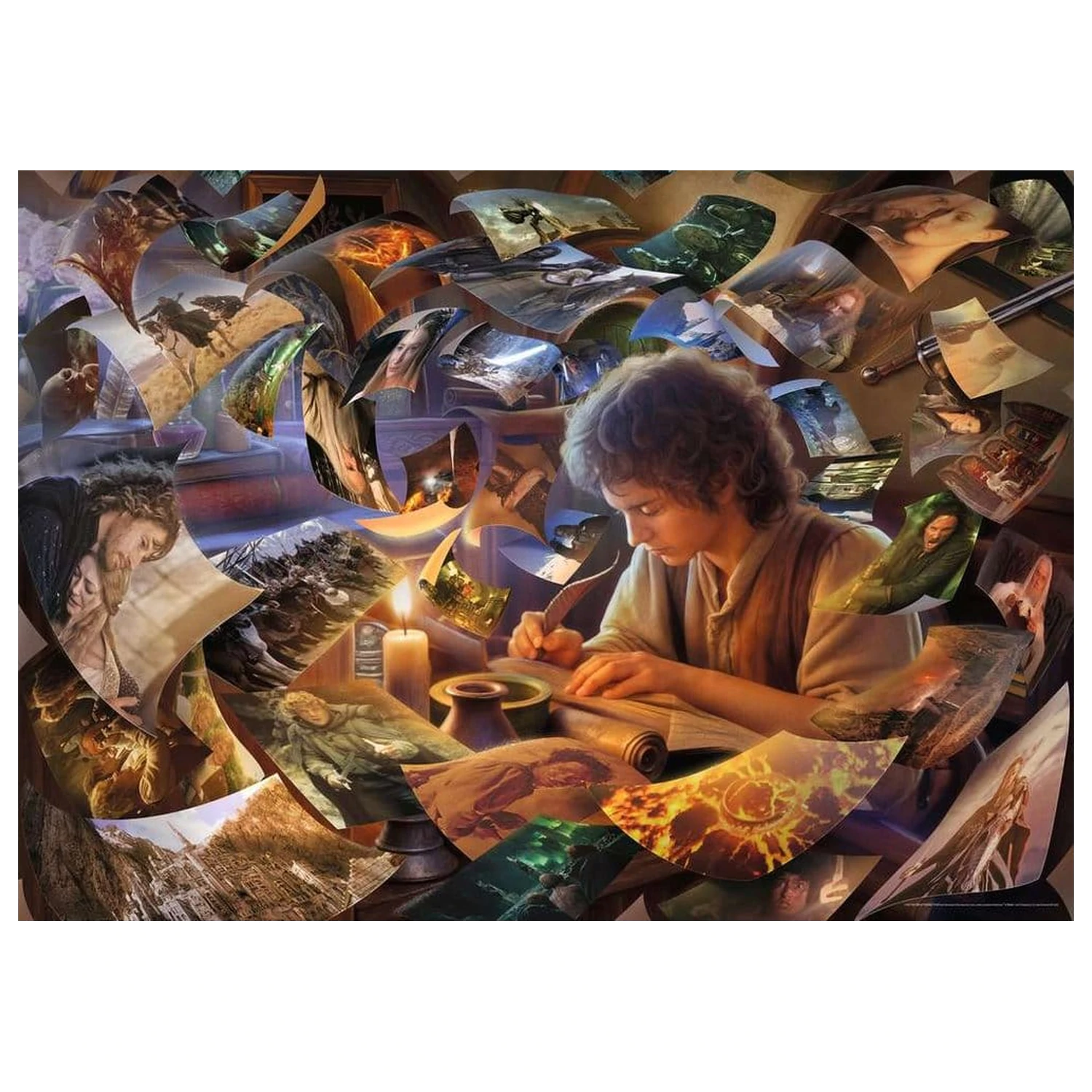 The Lord of the Rings Jigsaw Puzzle Frodo's Journey (1000 Pieces) product photo