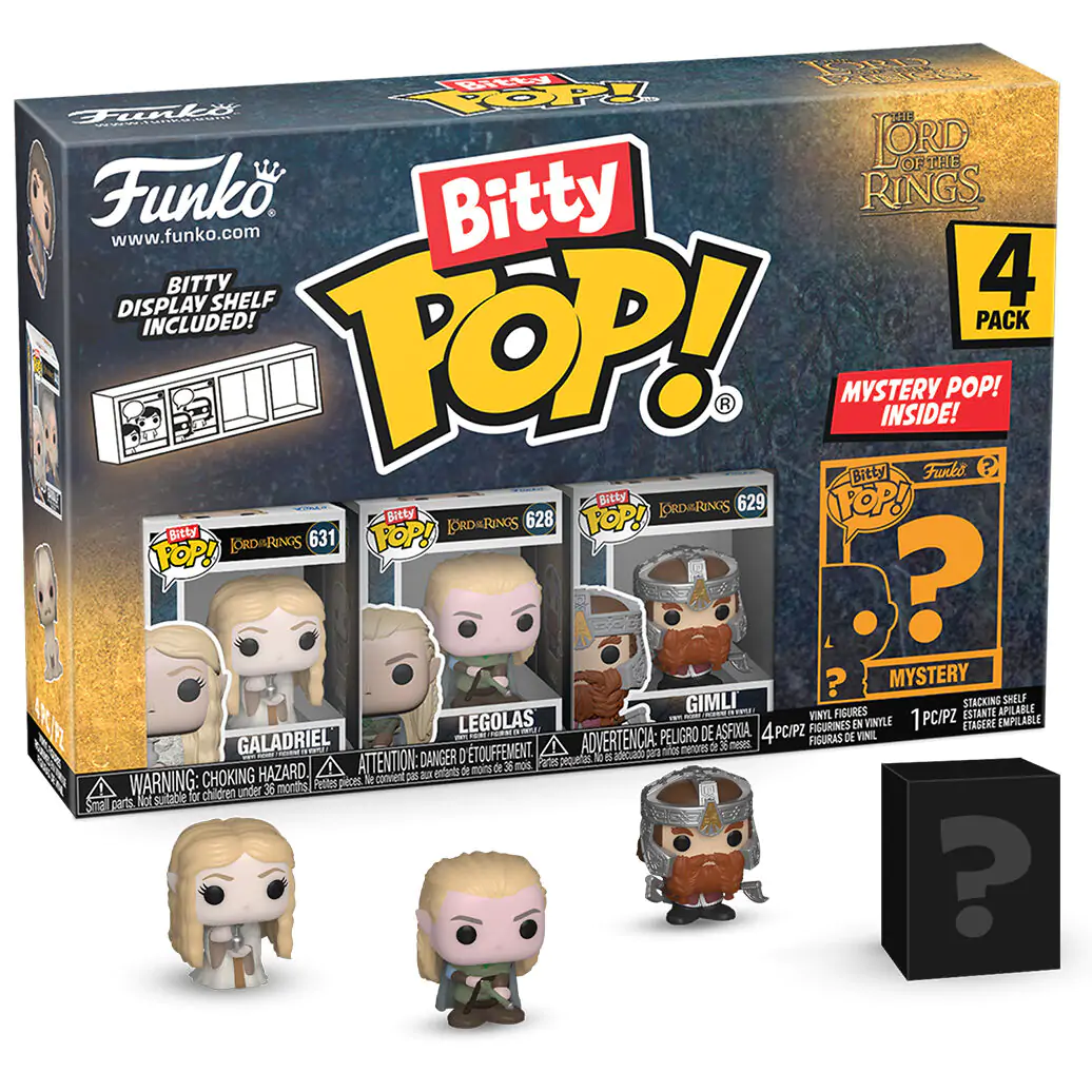 Blister 4 figures Bitty Funko POP The Lord of the Rings Galadriel product photo