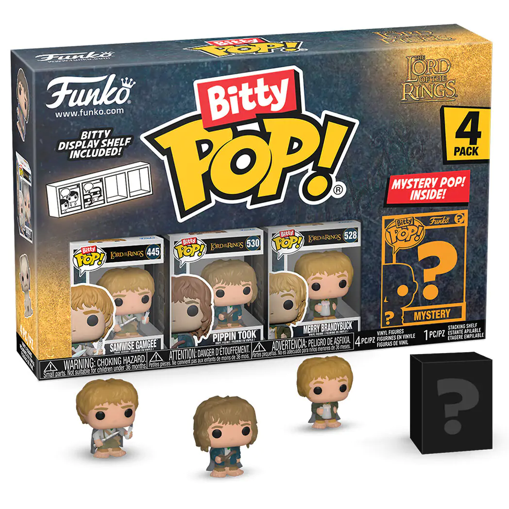 Blister 4 figures Bitty Funko POP The Lord of the Rings Samwise termékfotó