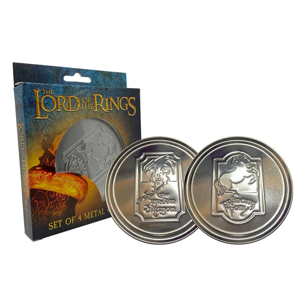 The Lord of the Rings Coaster 4-Pack Green Dragon termékfotó