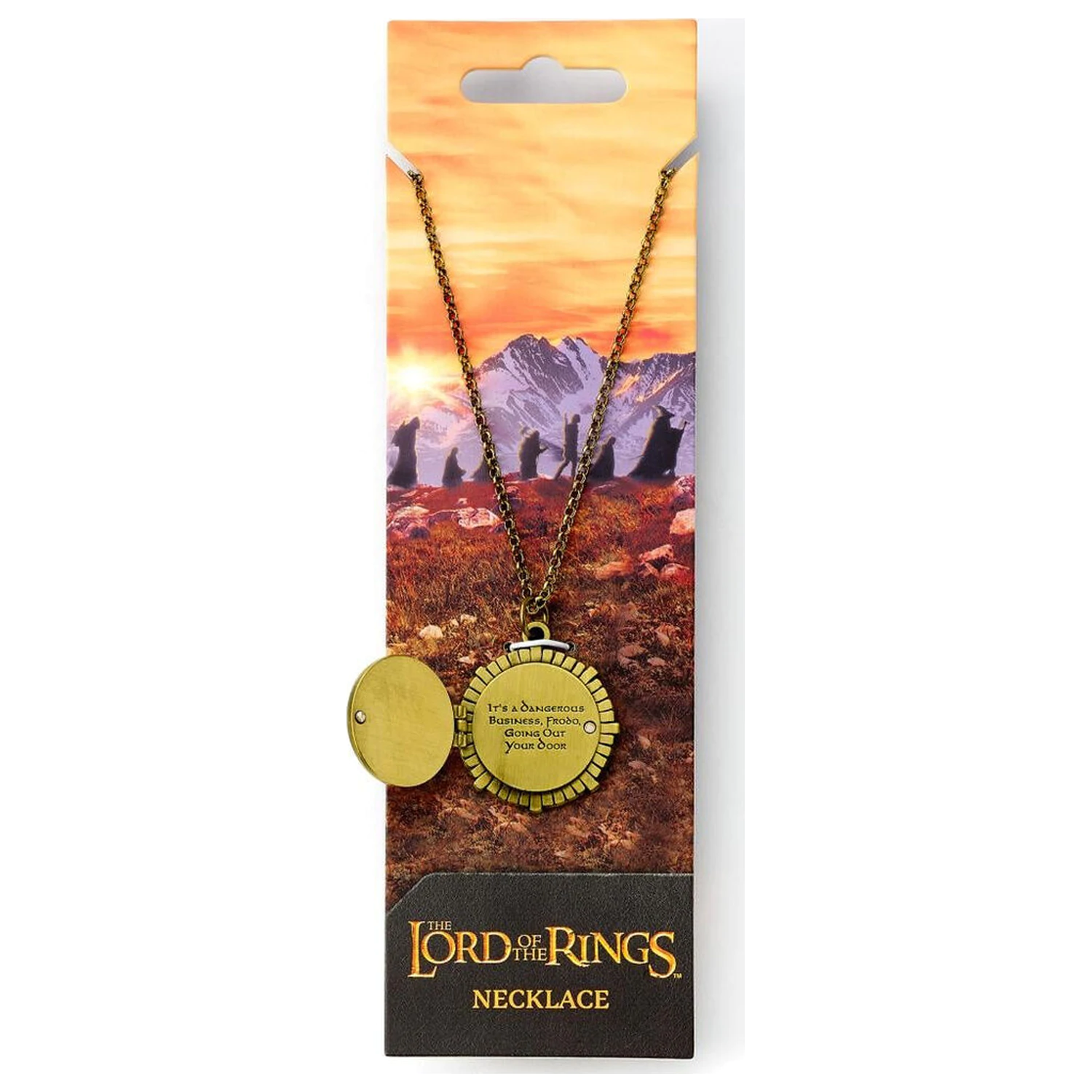 The Lord of The Rings Hobbit Door necklace product photo