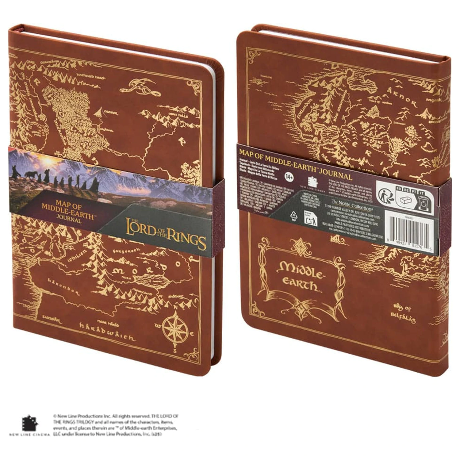 The Lord of the Rings Journal Map of Middle-Earth 240 pages  product photo
