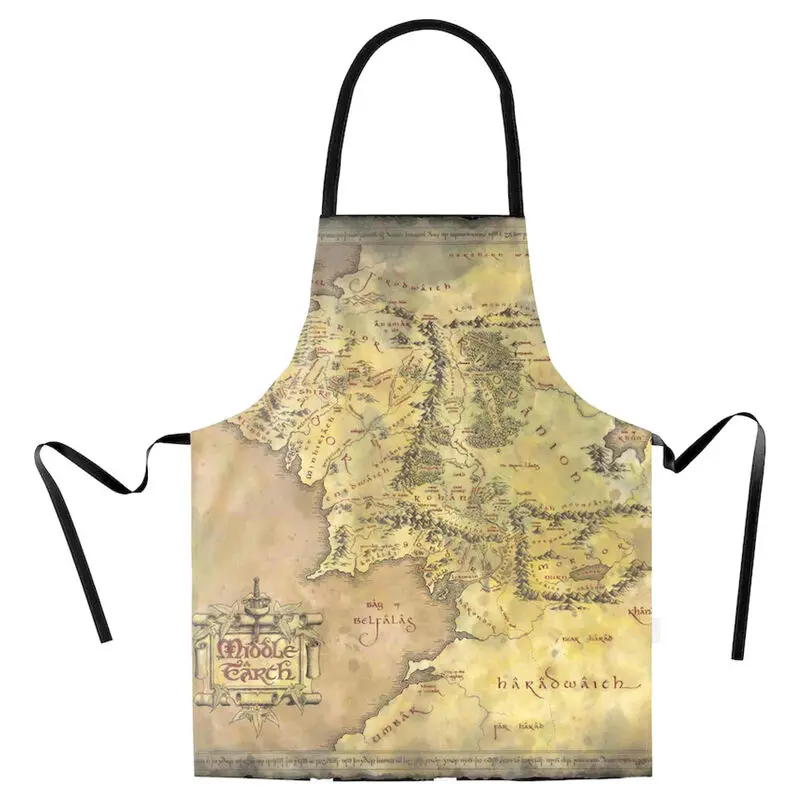 Lord of the Rings cooking apron The Middle Earth Map product photo