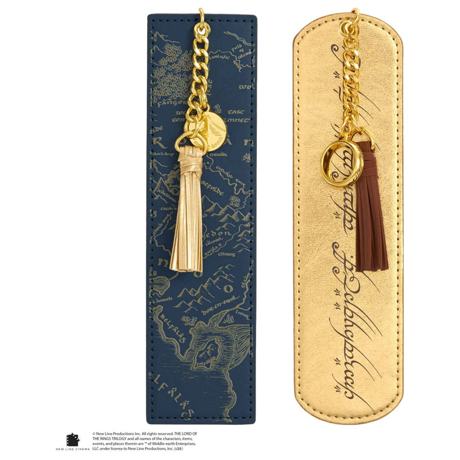The Lord of the Rings Bookmarks 2-Pack Middle Earth and Elven script product photo