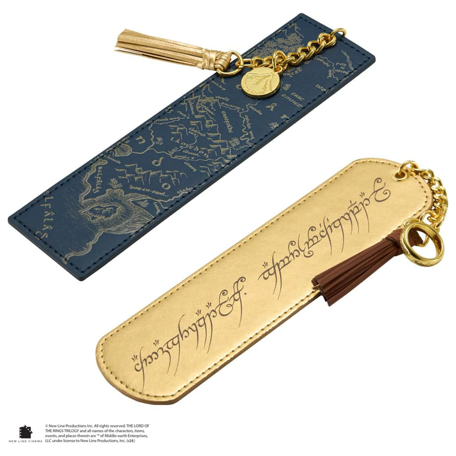 The Lord of the Rings Bookmarks 2-Pack Middle Earth and Elven script product photo