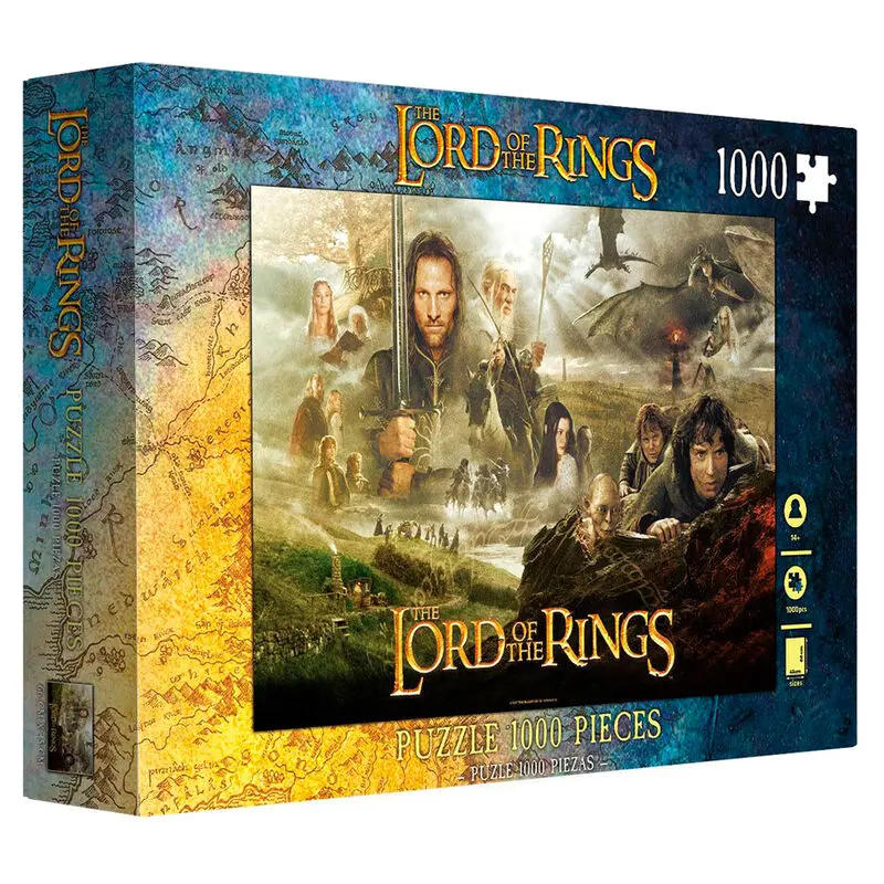 Lord of the Rings Jigsaw Puzzle Poster (1000 pieces) termékfotó
