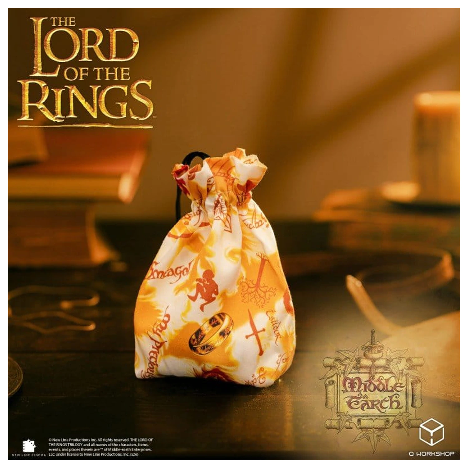 The Lord of the Rings Ring-bearers Full Art Dice Pouch product photo