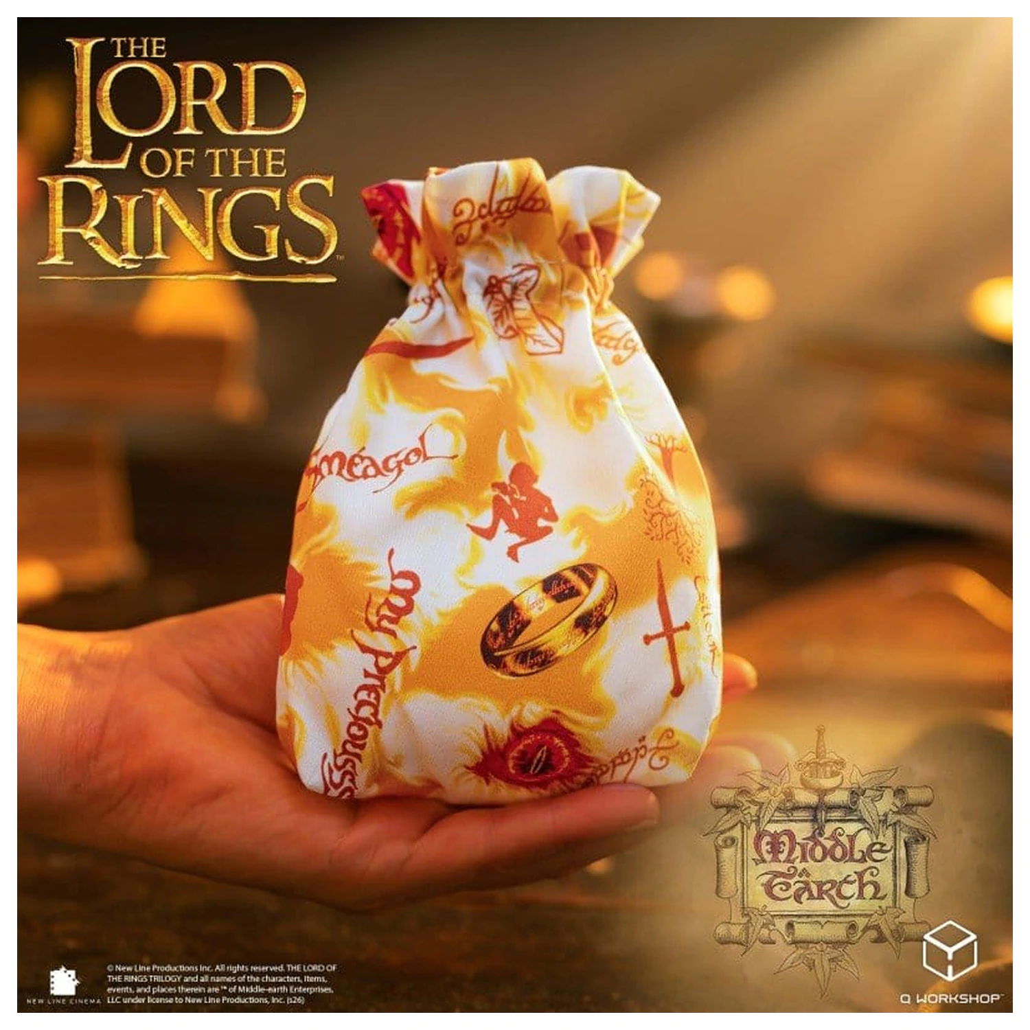 The Lord of the Rings Ring-bearers Full Art Dice Pouch product photo