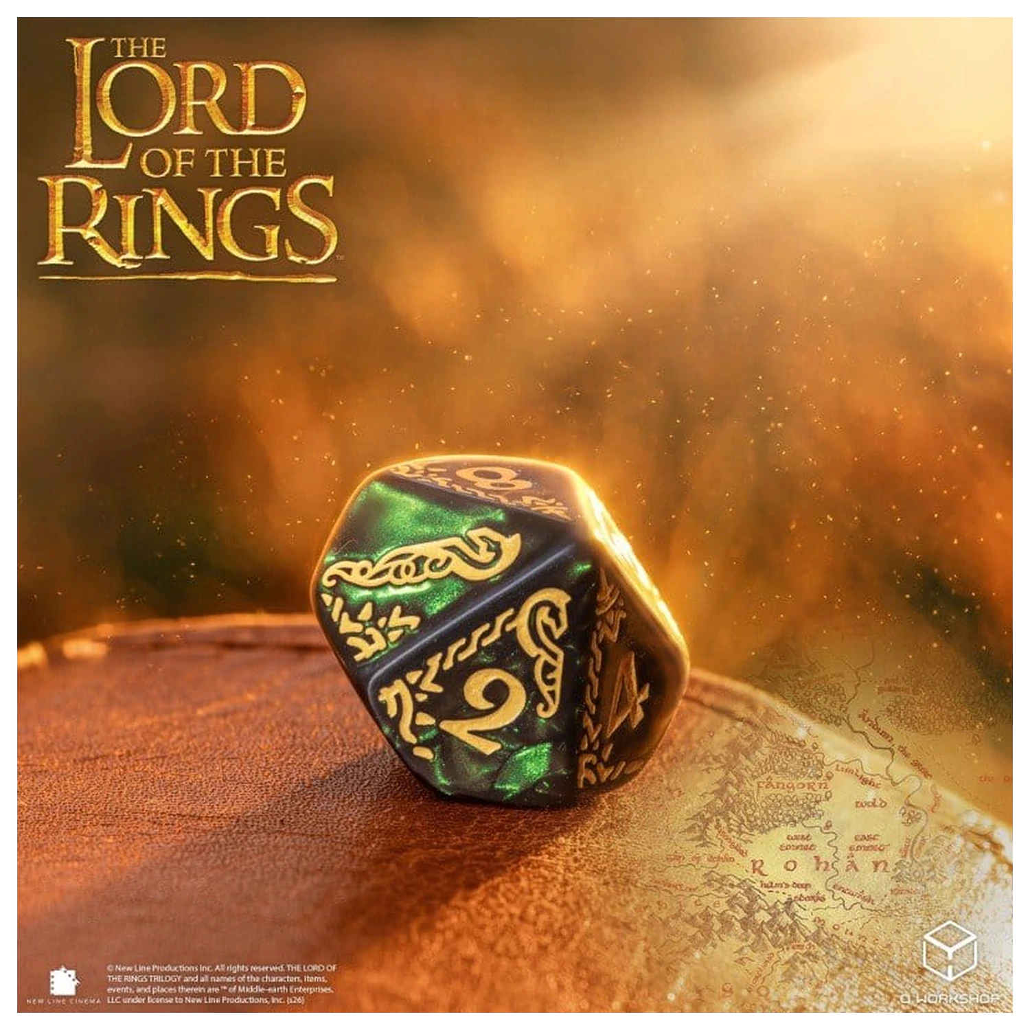 The Lord of the Rings Dice Set of 7 Rohan product photo