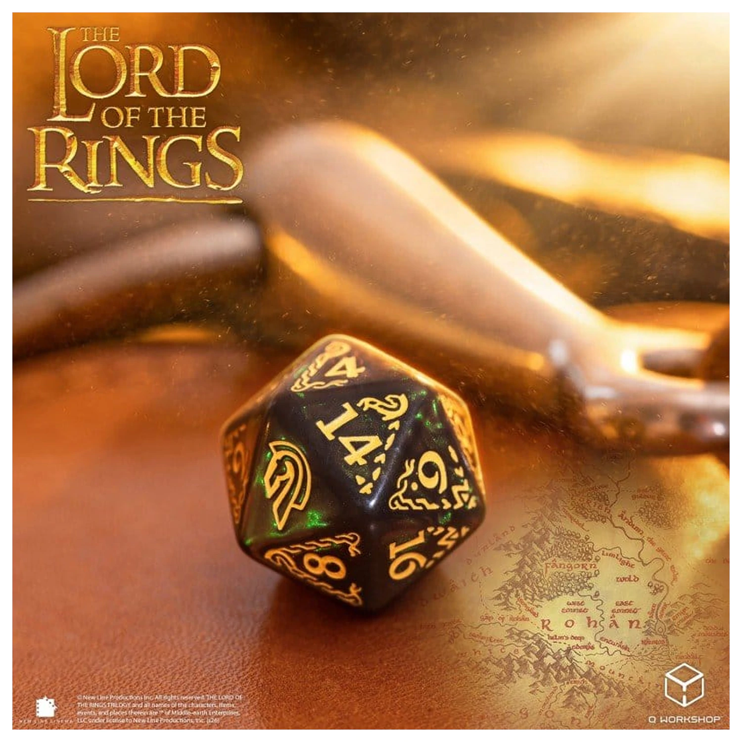 The Lord of the Rings Dice Set of 7 Rohan product photo