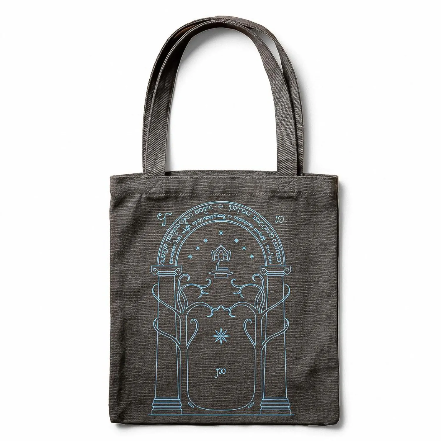 The Lord of the Rings dark tote bag product photo