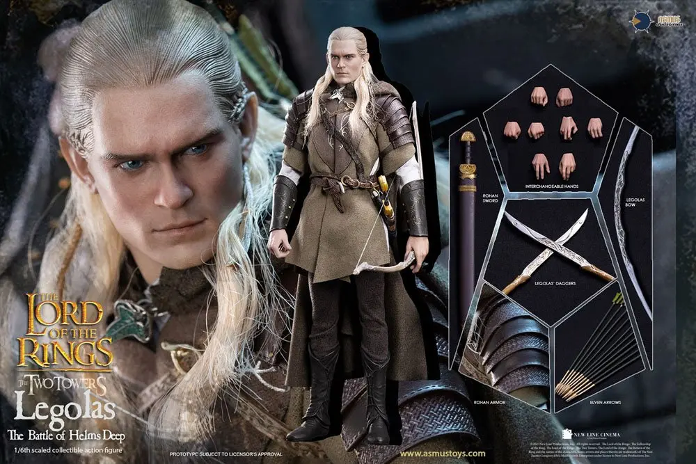 Lord of the Rings: The Two Towers Action Figure 1/6 Legolas at Helm's Deep 30 cm product photo