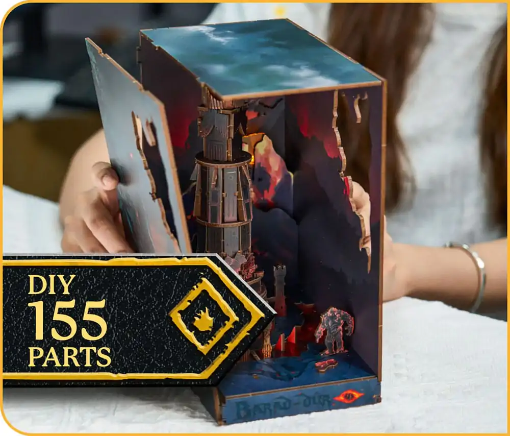 The Lord of the Rings Tiny Adventures Book Nook Mini Diorama Barad-Dûr 23 cm product photo