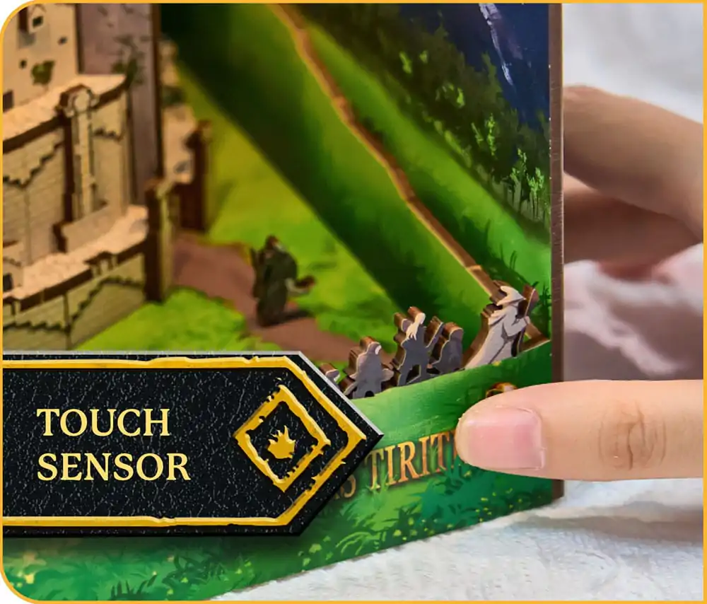 The Lord of the Rings Tiny Adventures Book Nook Mini Diorama Minas Tirith 23 cm product photo