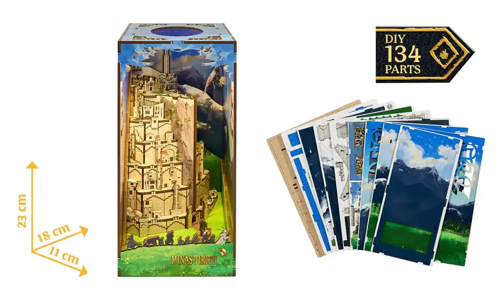 The Lord of the Rings Tiny Adventures Book Nook Mini Diorama Minas Tirith 23 cm product photo