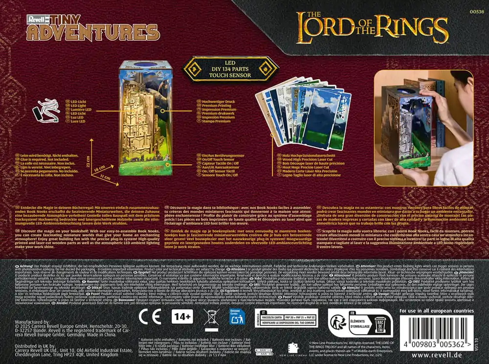 The Lord of the Rings Tiny Adventures Book Nook Mini Diorama Minas Tirith 23 cm product photo