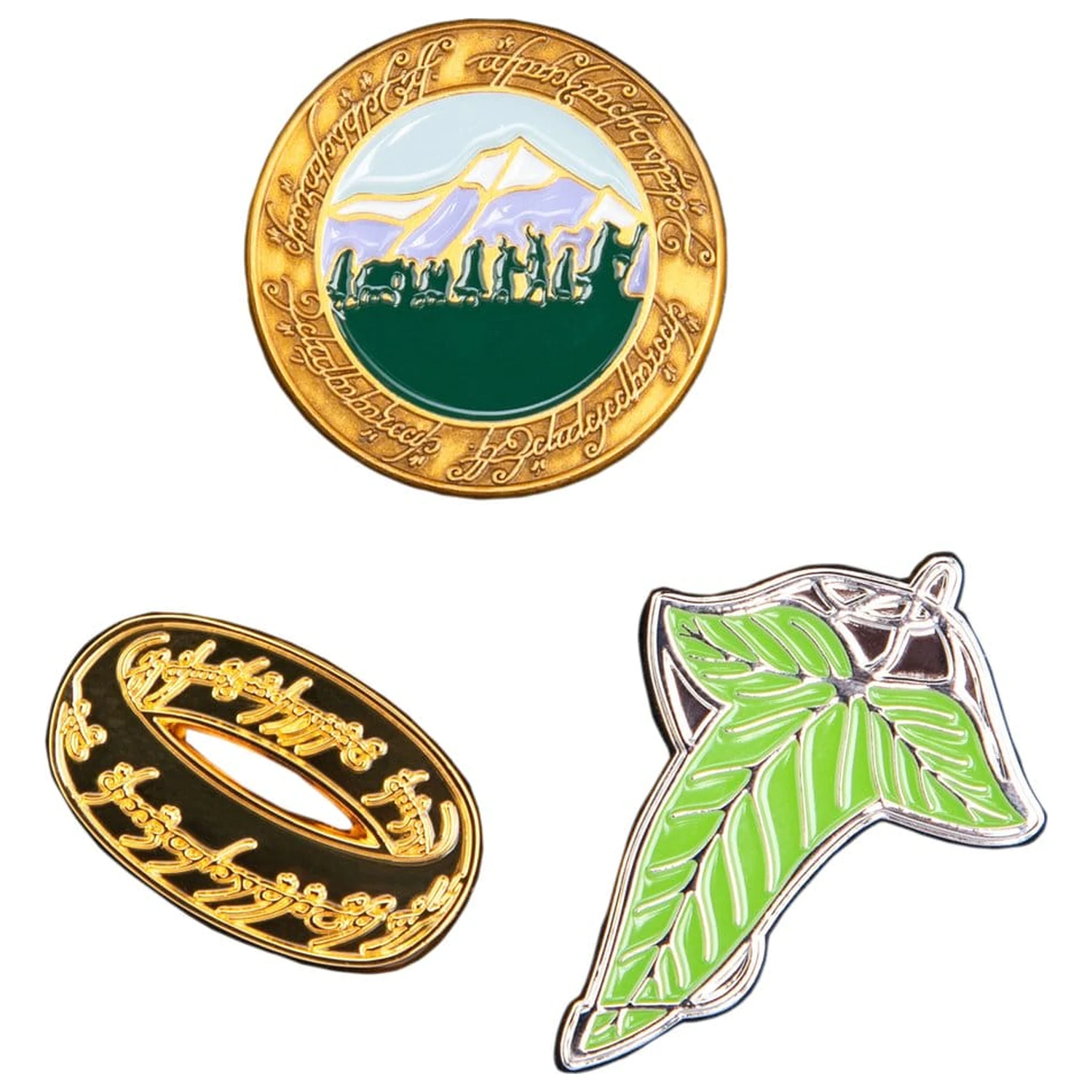 The Lord of the Rings Trilogy Pin Set A Ringbearer's Journey product photo
