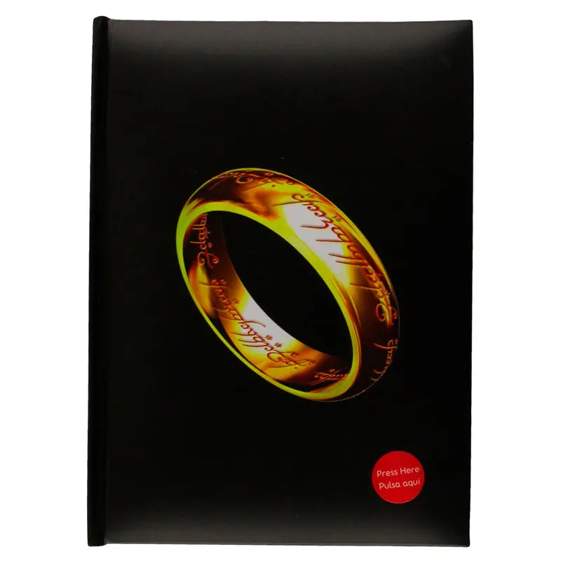The Lord of the Rings unique ring light notebook product photo
