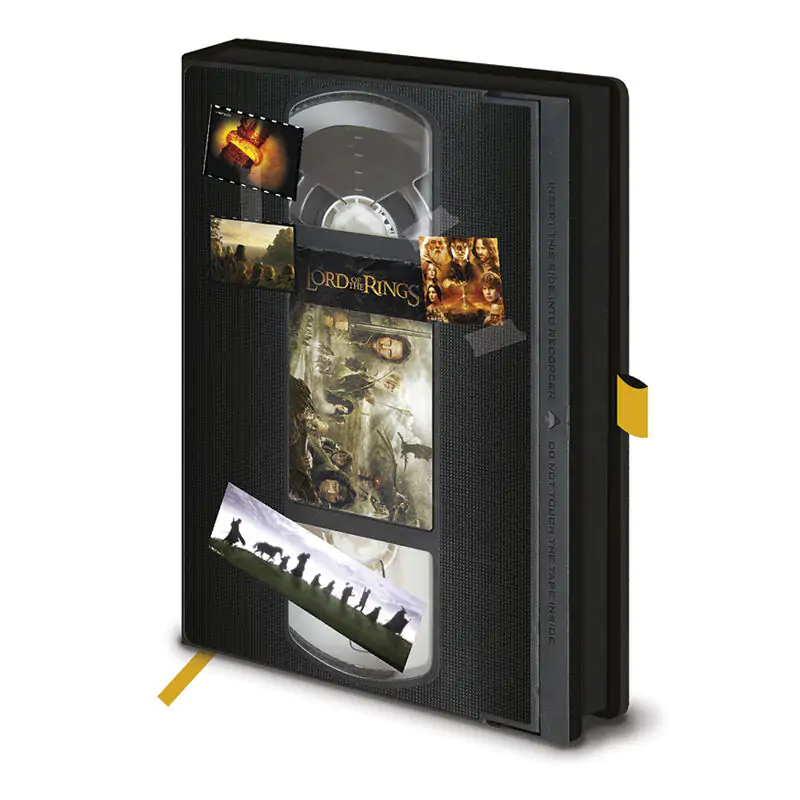 The Lord of the Rings VHS A5 premium notebook product photo