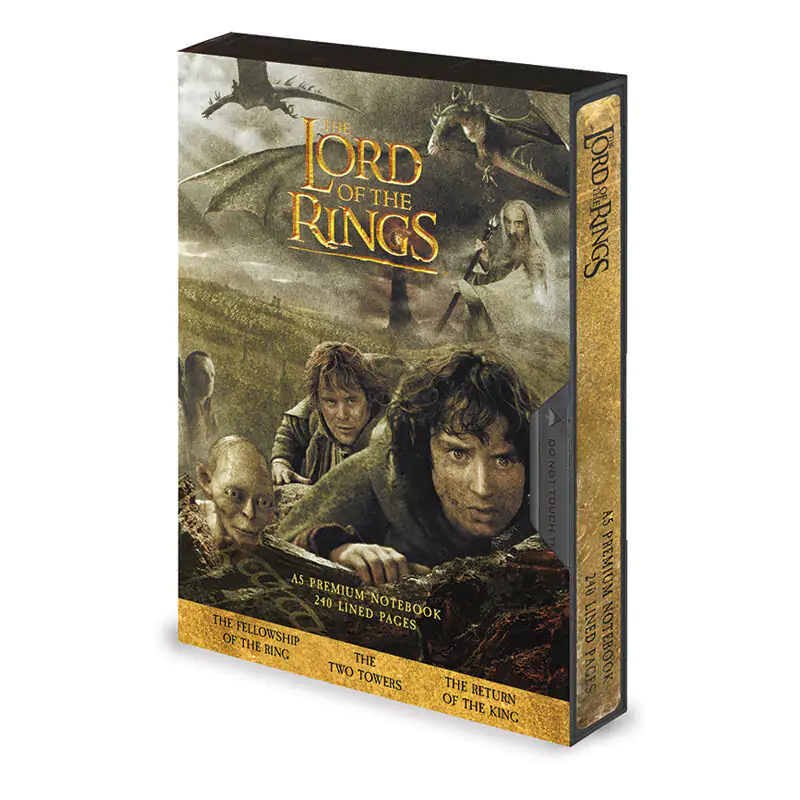 The Lord of the Rings VHS A5 premium notebook product photo