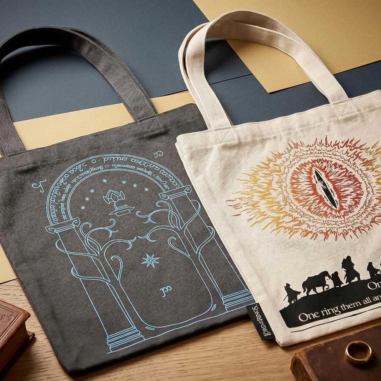 The Lord of the Rings light tote bag product photo