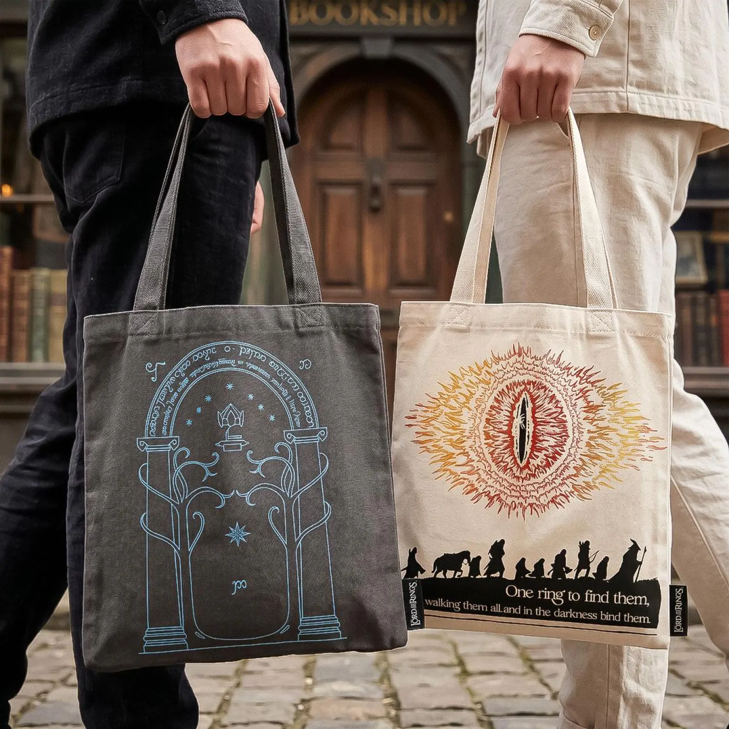 The Lord of the Rings light tote bag product photo
