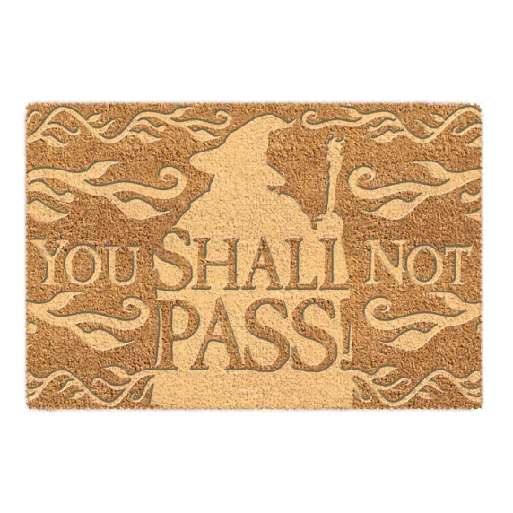 The Lord of the Rings You Shall Not Pass doormat product photo