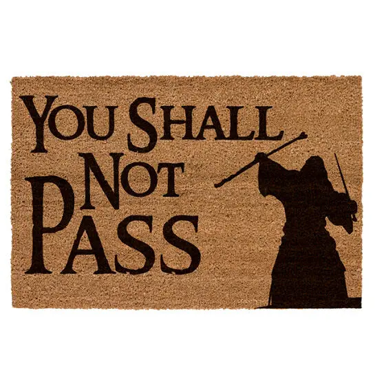 Lord of the Rings Doormat You Shall Not Pass 60 x 40 cm termékfotó