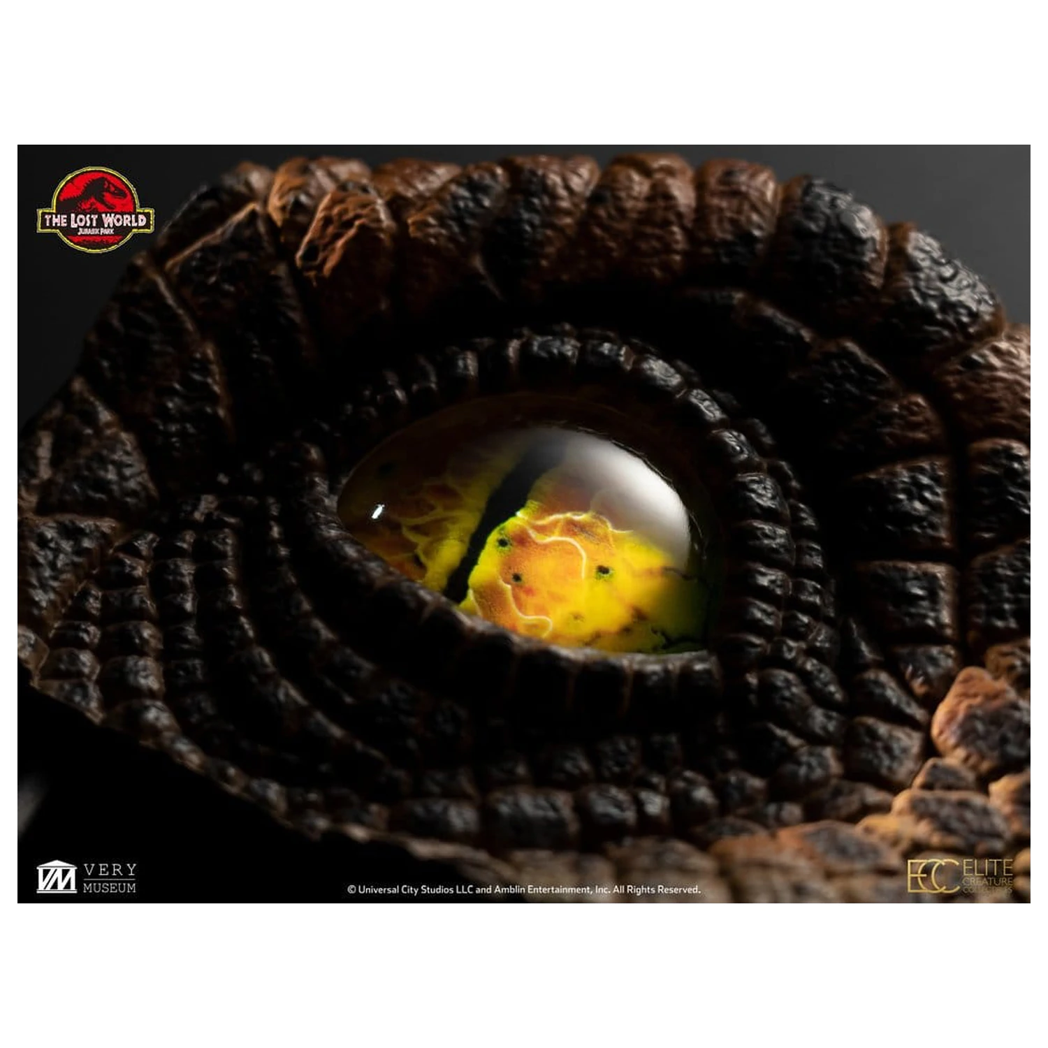 The Lost World: Jurassic Park Replica Bust Male Velociraptor Eye Prop 23 cm    product photo
