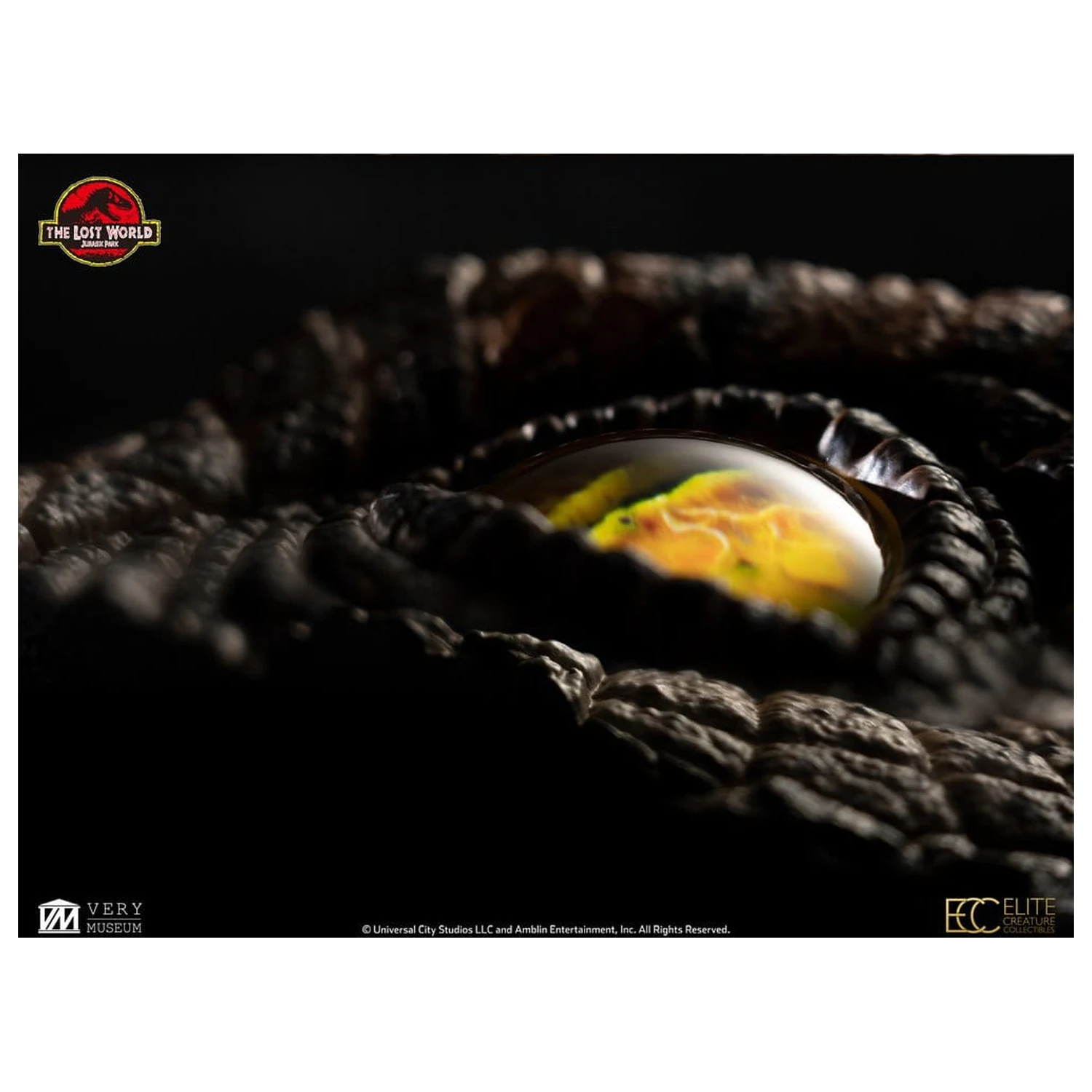 The Lost World: Jurassic Park Replica Bust Male Velociraptor Eye Prop 23 cm    product photo