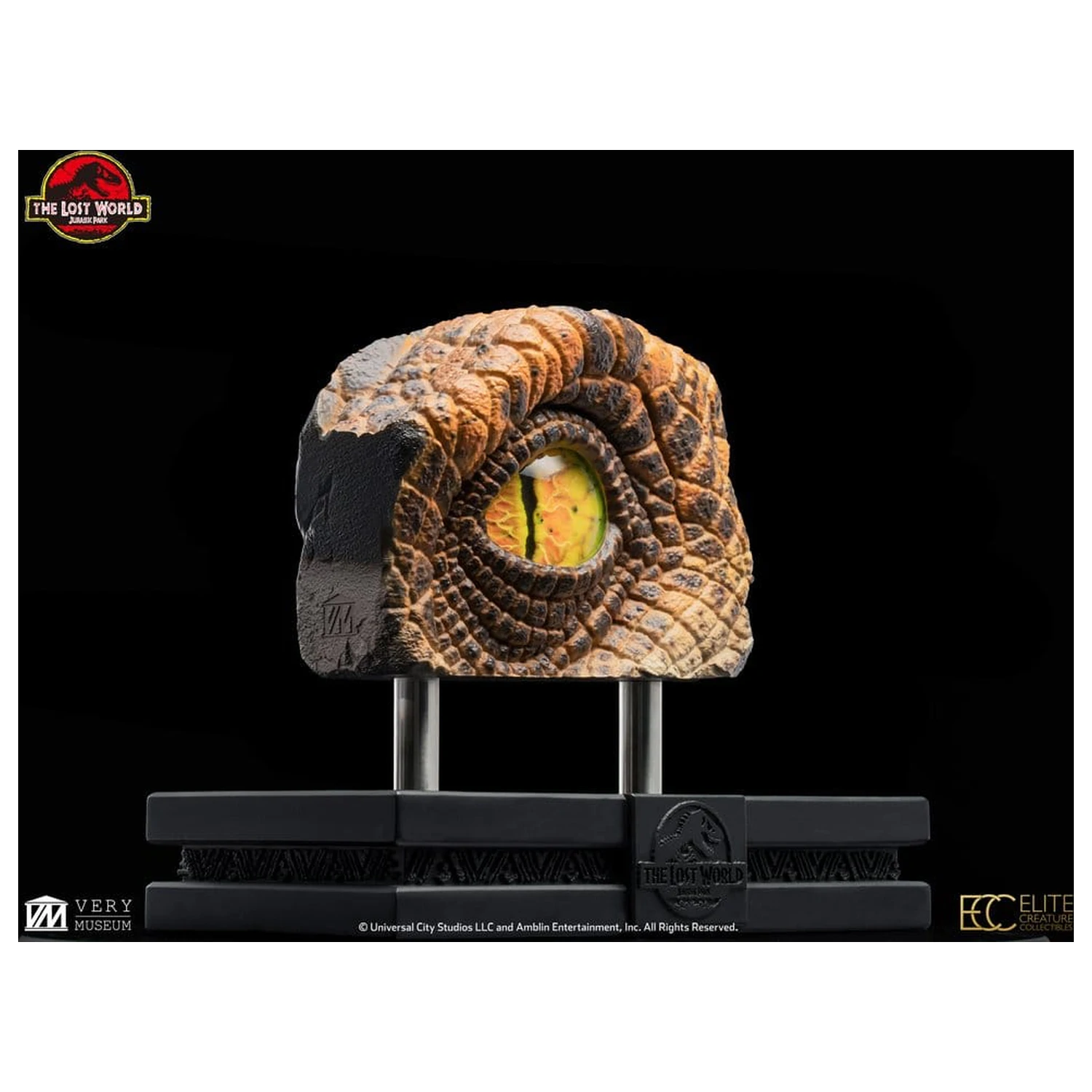 The Lost World: Jurassic Park Replica Bust Male Velociraptor Eye Prop 23 cm    product photo