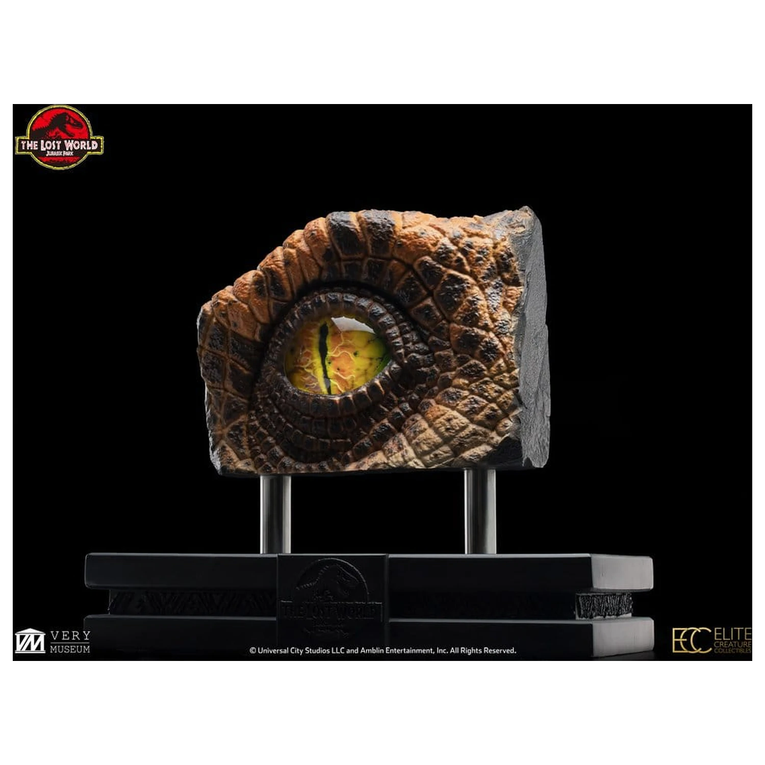 The Lost World: Jurassic Park Replica Bust Male Velociraptor Eye Prop 23 cm    product photo