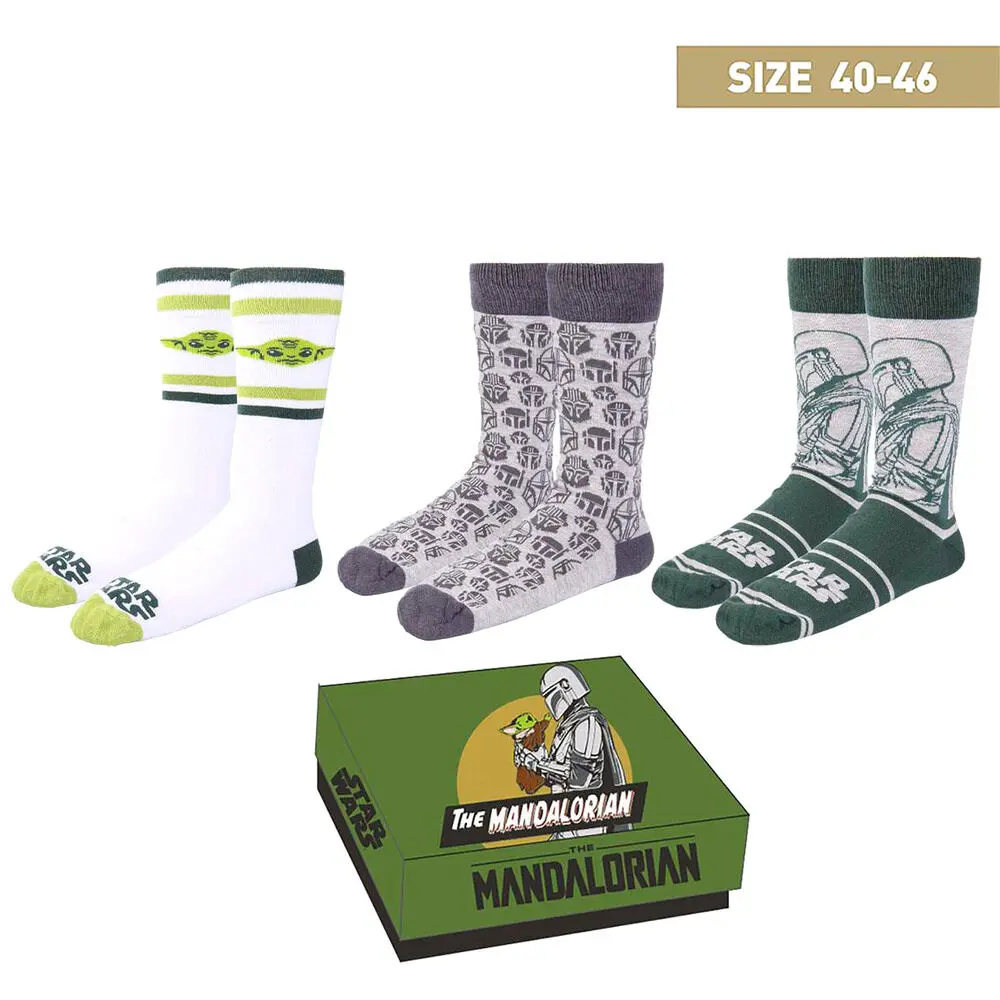 Star Wars: The Mandalorian Socks 3-Pack Mandalorian 40-46 termékfotó