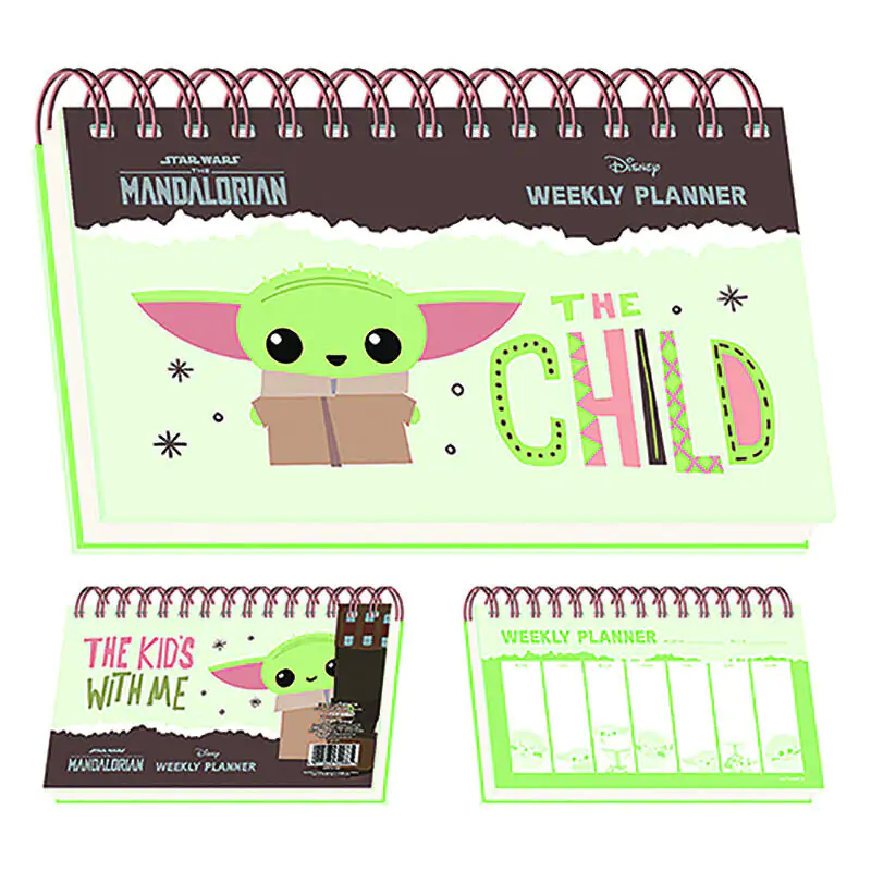 Star Wars Mandalorian Yoda the Child A5 weekly planner product photo