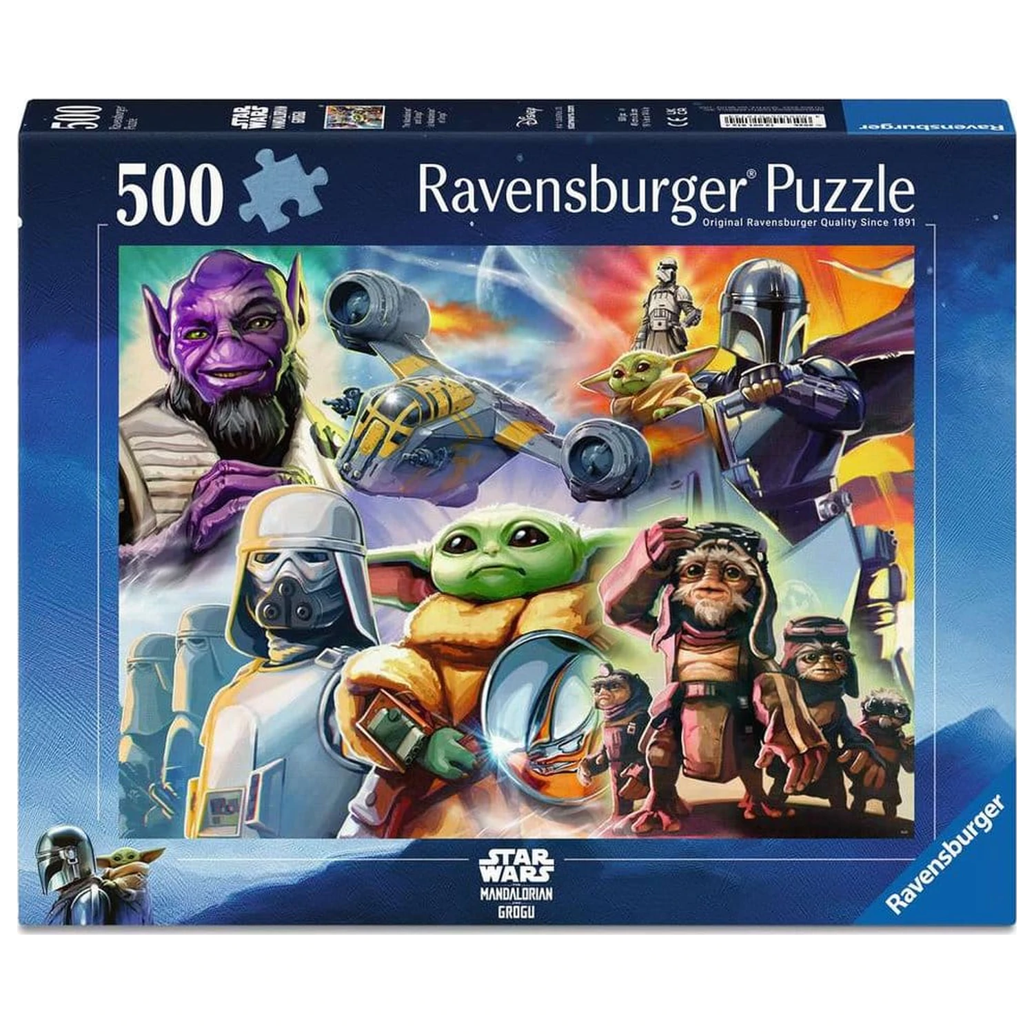 The Mandalorian and Grogu Jigsaw Puzzle (500 Pieces) product photo