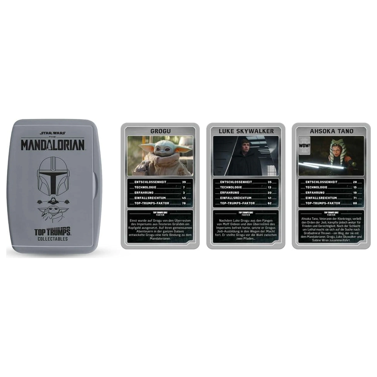 The Mandalorian and Grogu Card Game Top Trumps Collectables *German Version* product photo
