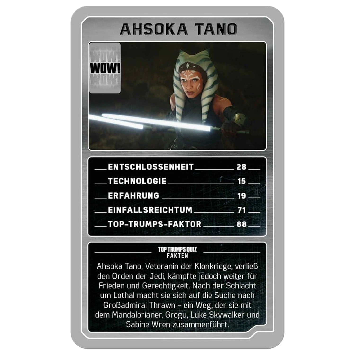 The Mandalorian and Grogu Card Game Top Trumps Collectables *German Version* product photo