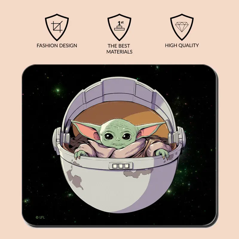 Star Wars Mandalorian Baby Yoda mouse pad termékfotó