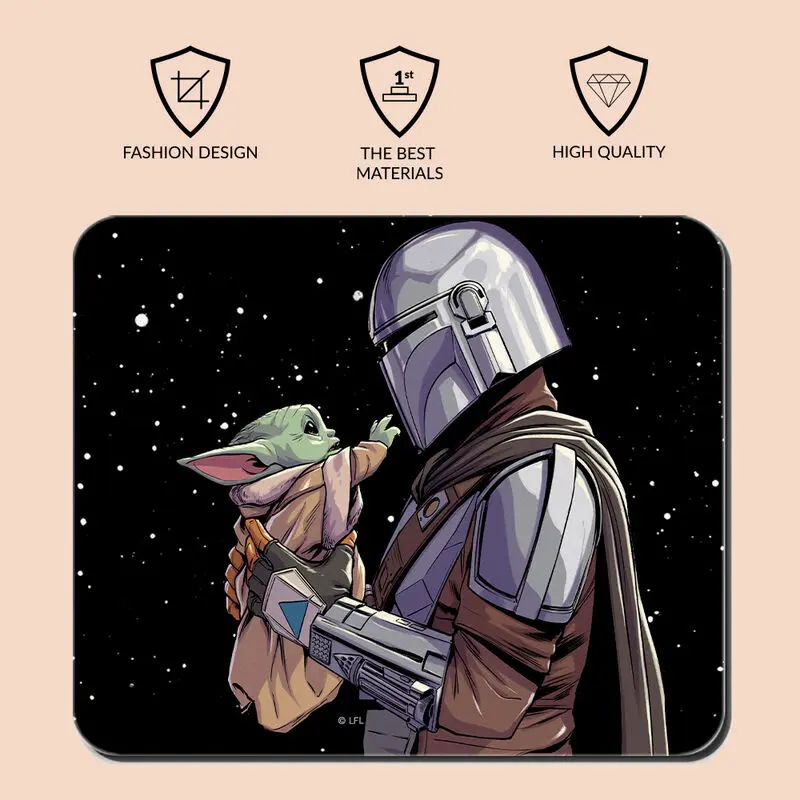 Star Wars Mandalorian Baby Yoda mouse pad product photo