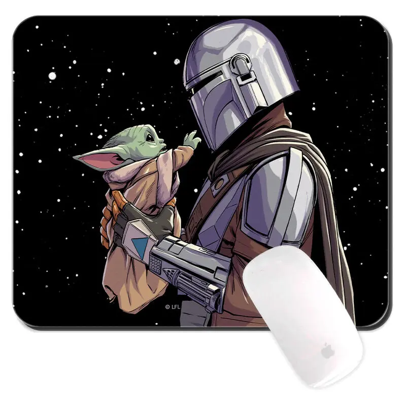 Star Wars Mandalorian Baby Yoda mouse pad product photo