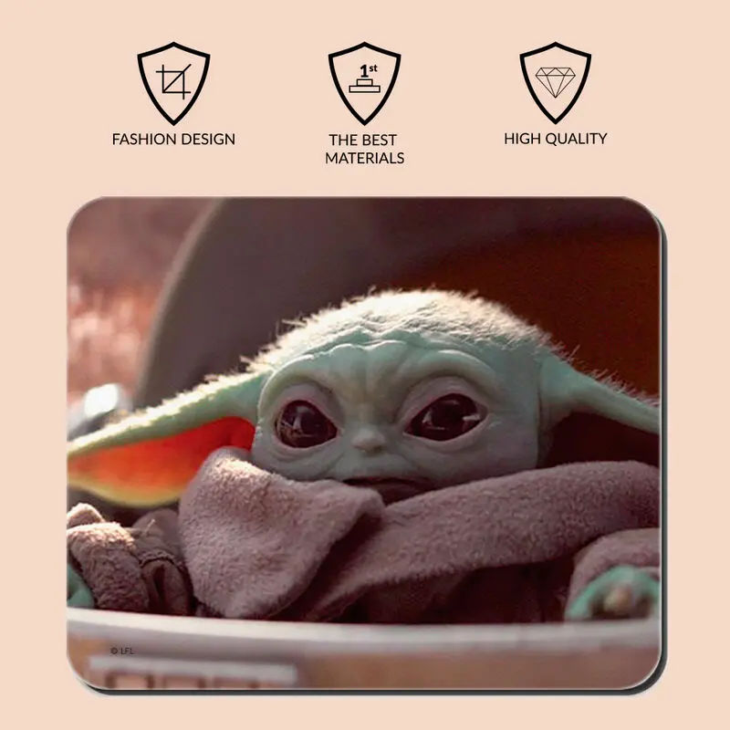 Star Wars Mandalorian Baby Yoda mouse pad product photo