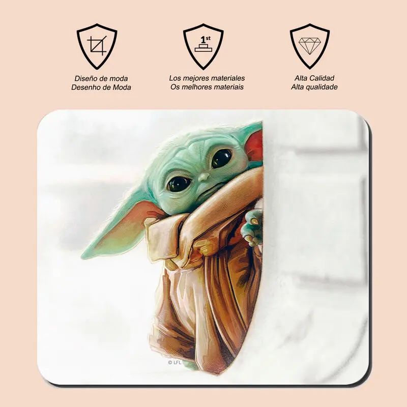 Star Wars Mandalorian Baby Yoda mouse pad product photo