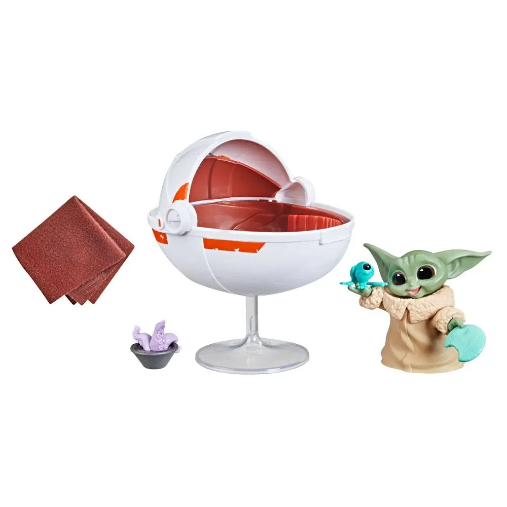 Star Wars Mandalorian Bounty Collection Figure Grogu's Hover-Pram Pack product photo