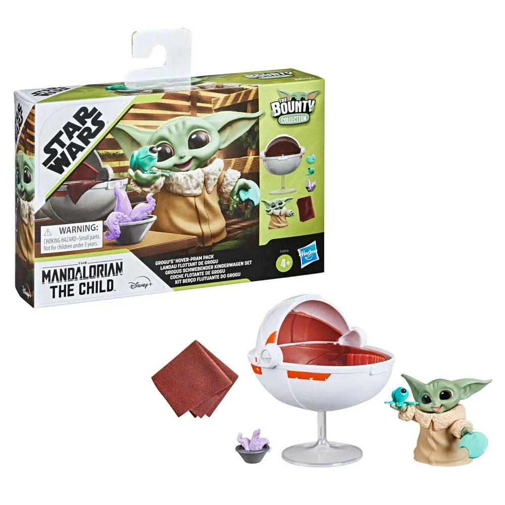 Star Wars Mandalorian Bounty Collection Figure Grogu's Hover-Pram Pack product photo