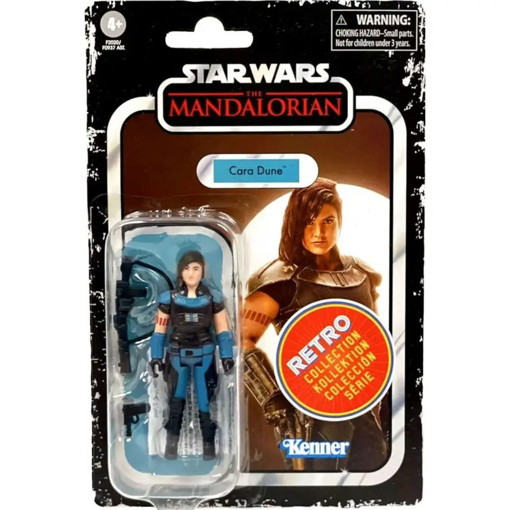 Star Wars Mandalorian Cara Dune retro figure 9cm product photo